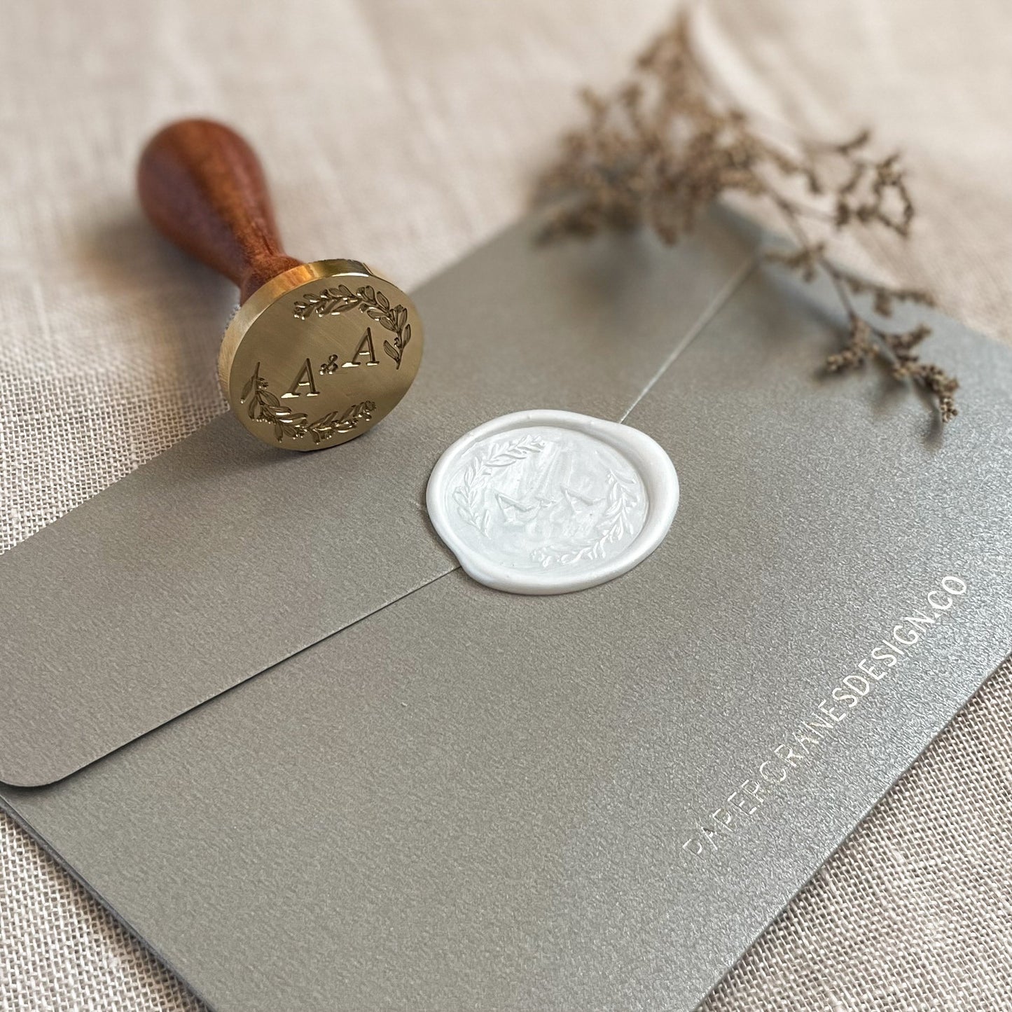 [PREORDER] Custom Couple Initials Wax Seal Set