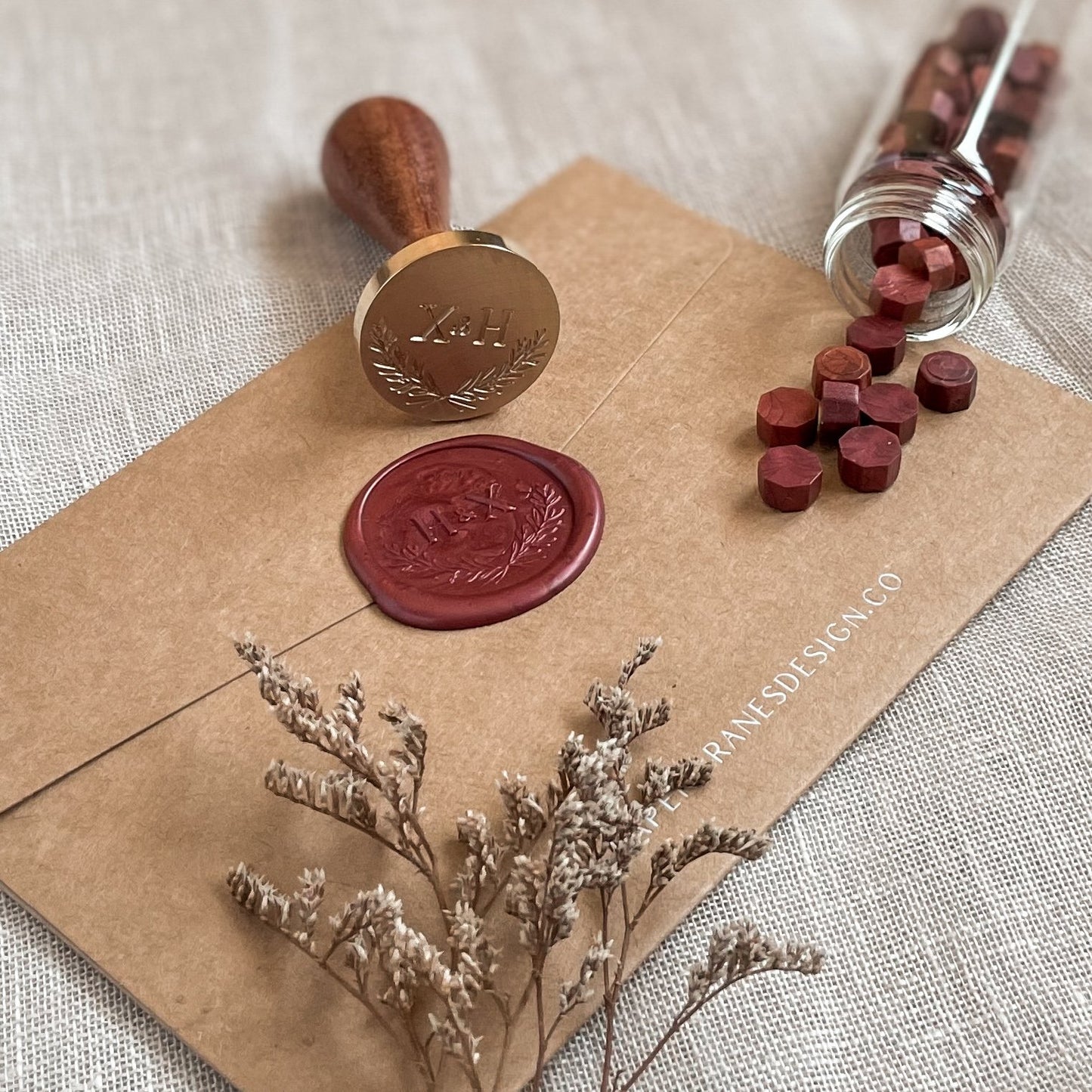[PREORDER] Custom Couple Initials Wax Seal Set