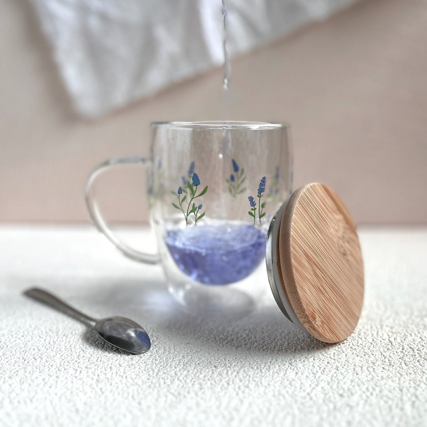 Bamboo Lid for Glass Mug Add-on
