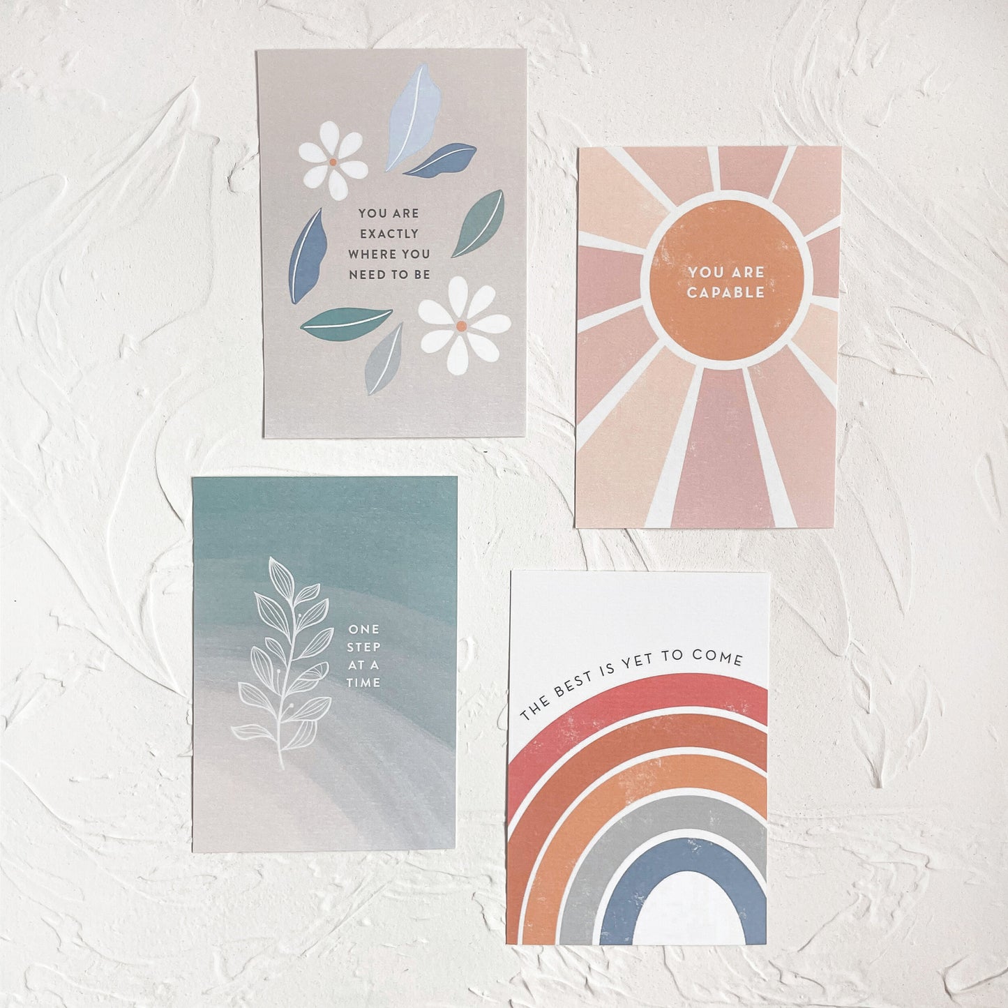 Take Heart | Inspirational Postcards - Set of 4