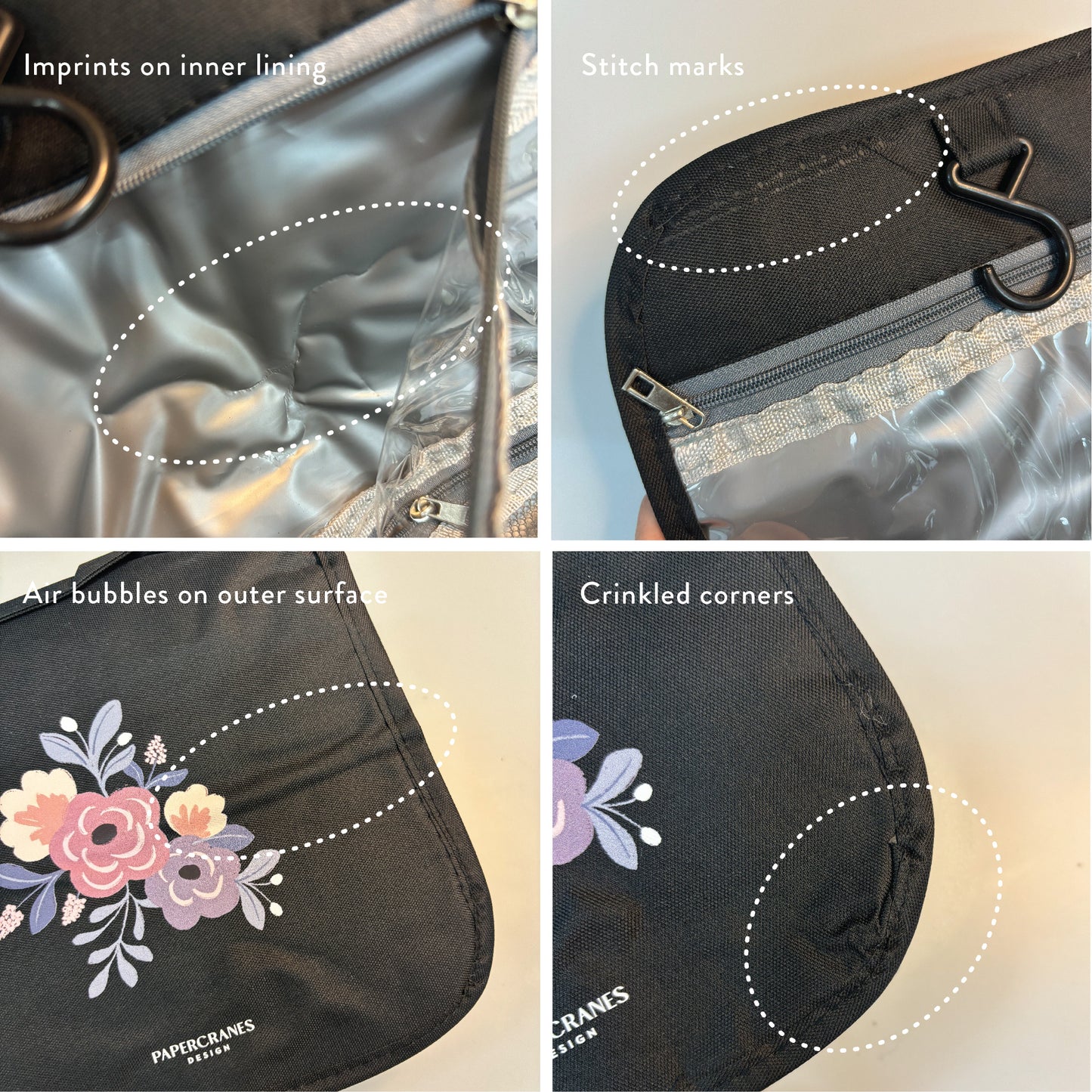 [B-Grade] Midnight Wanderlust Travel Toiletry Pouch