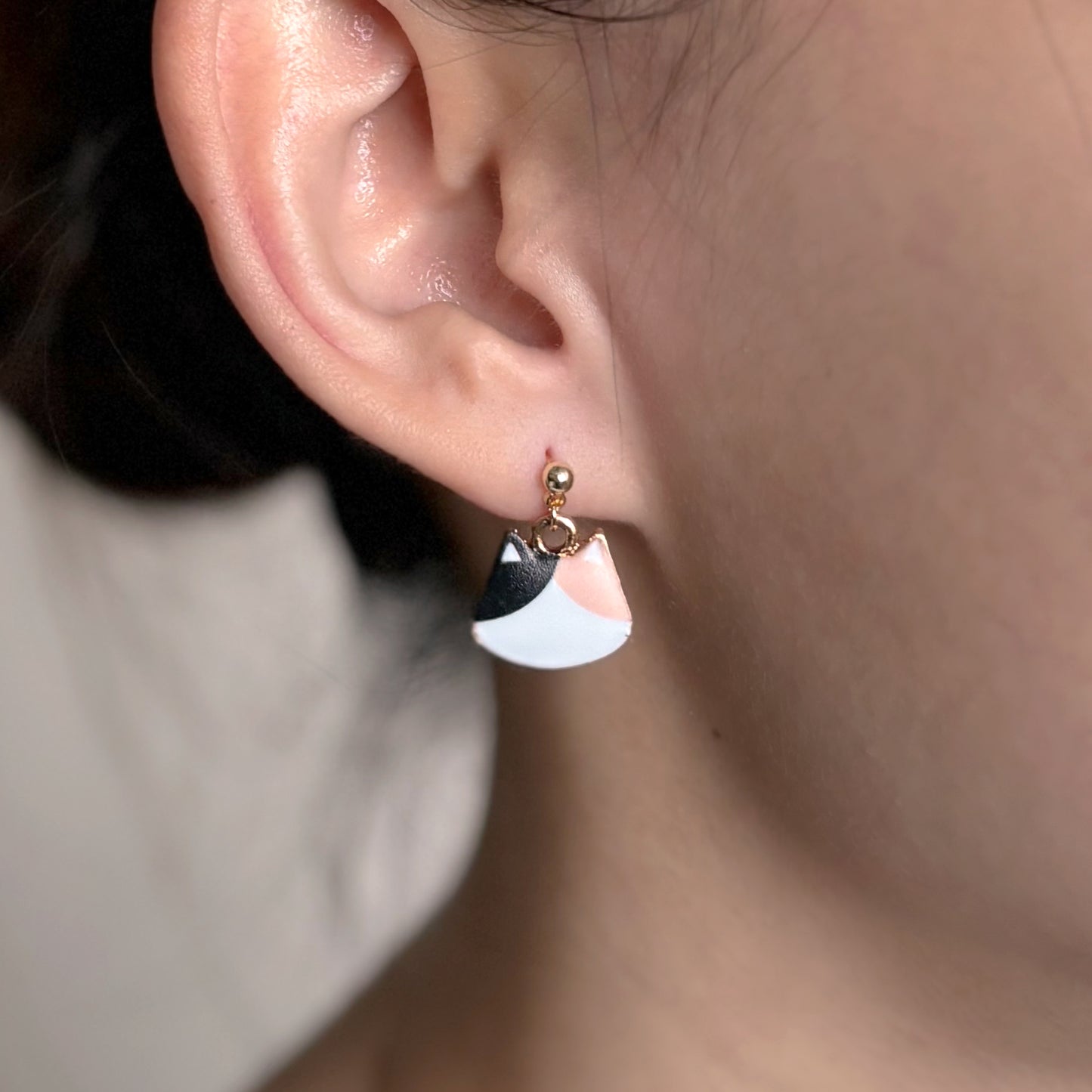Neko Dangly Studs