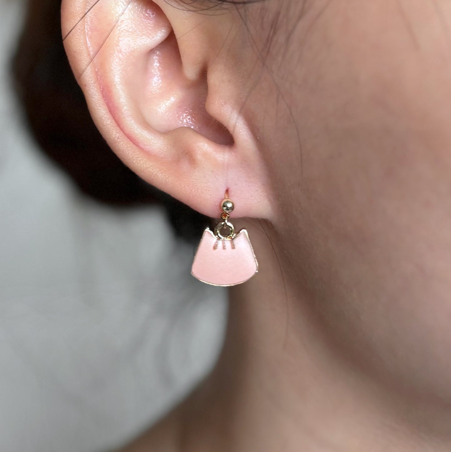 Neko Dangly Studs