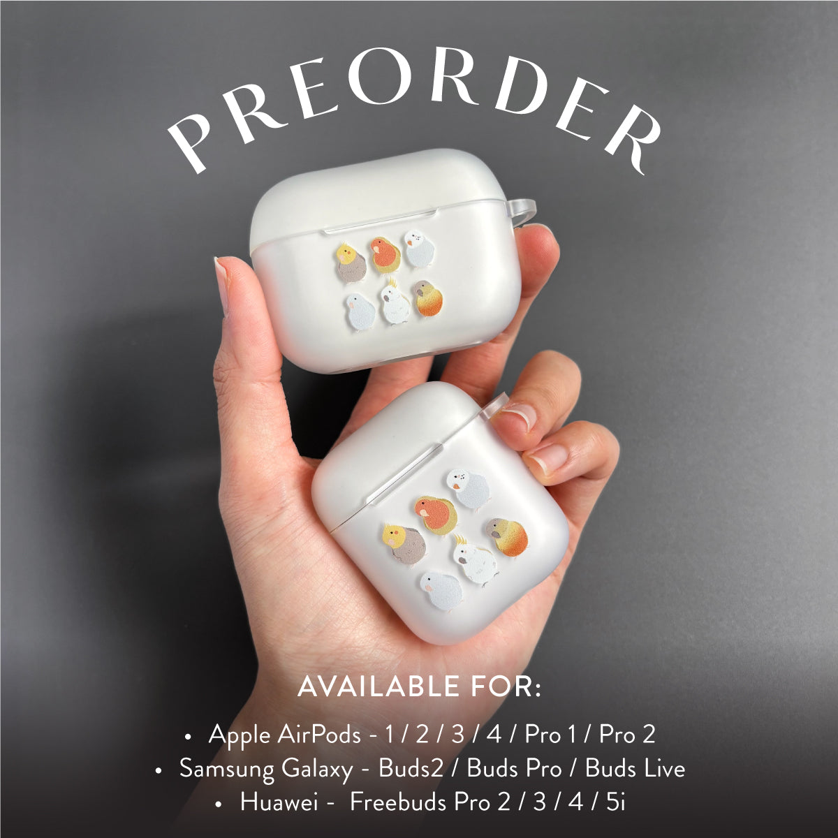 [BACKORDER] Birdie Bliss Ear Buds Case