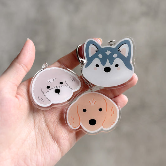 Puppy Love Acrylic Keychain