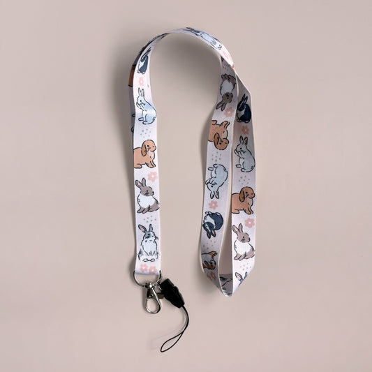 Fluffy Bunny Lanyard (45cm)