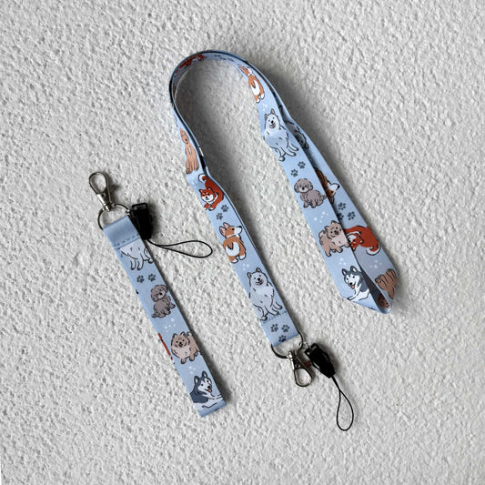 Puppy Love Lanyard & Wrist Strap
