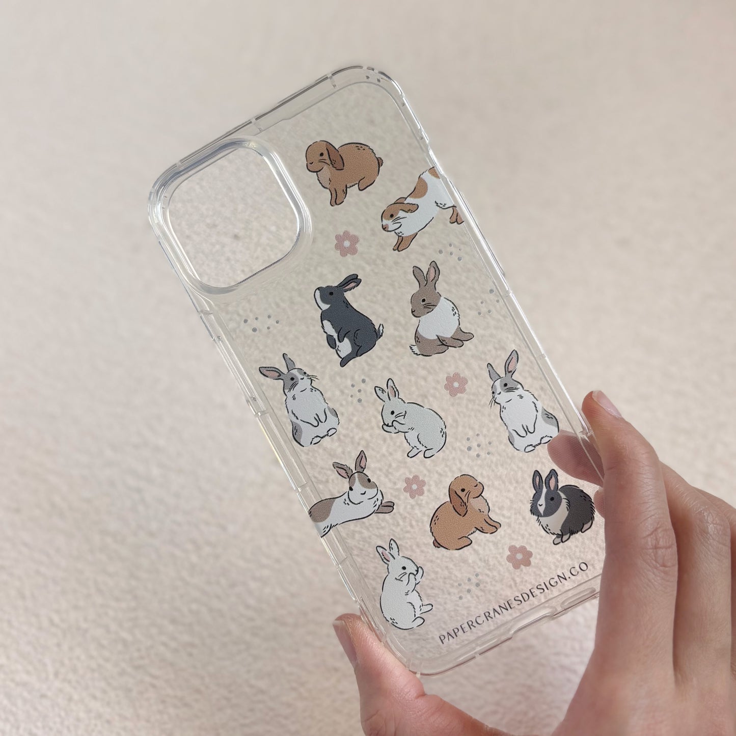 [BACKORDER] Fluffy Bunny iPhone Case