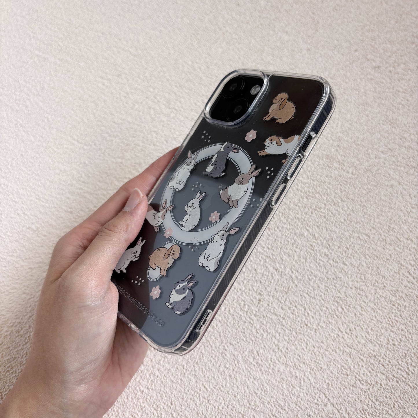 [BACKORDER] Fluffy Bunny iPhone Case