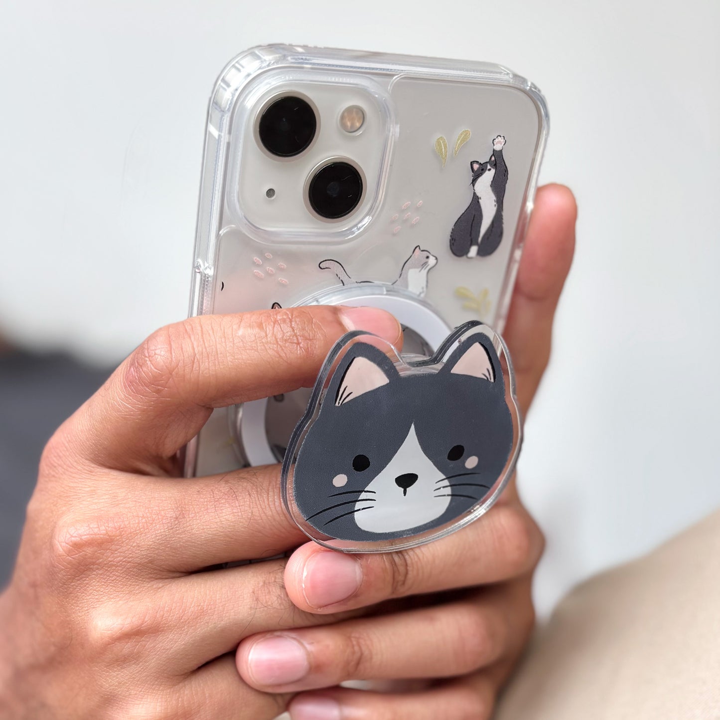 [BACKORDER] Cozy Kitty Acrylic Phone Grip