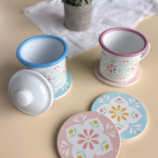 Peranakan Petals Drinkware Bundle Duo (UP. $48)