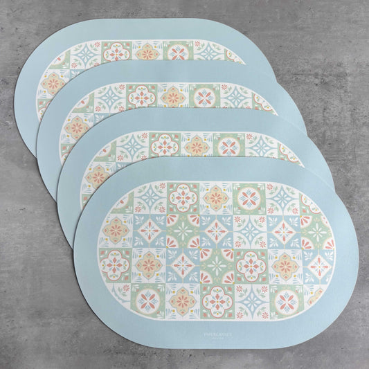 Peranakan Petals Dining Placemat Bundle Pack of 4 (UP. $40)