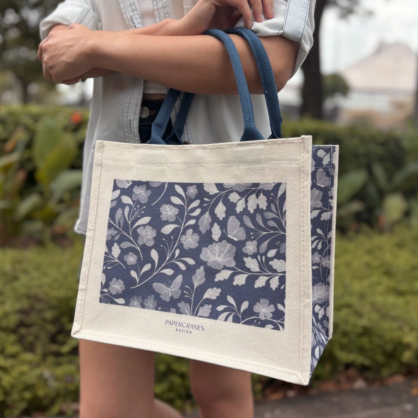 Porcelain Blue Everyday Carryall Tote