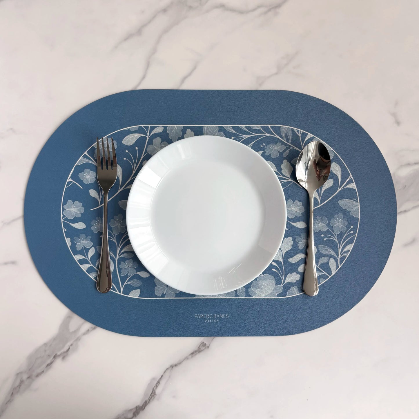 Porcelain Blue Dining Placemat