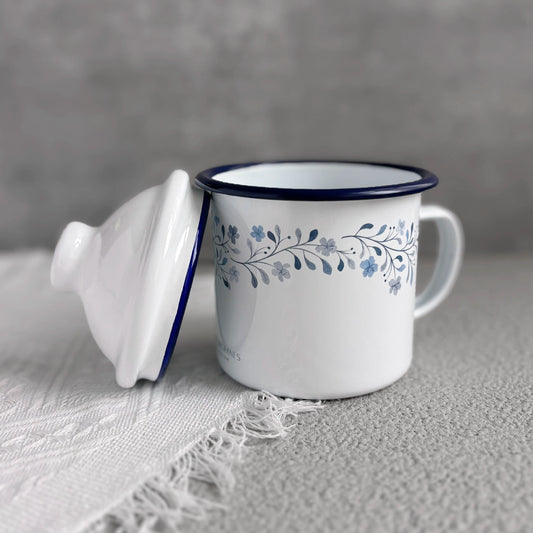 Porcelain Blue 500ml Enamel Cup