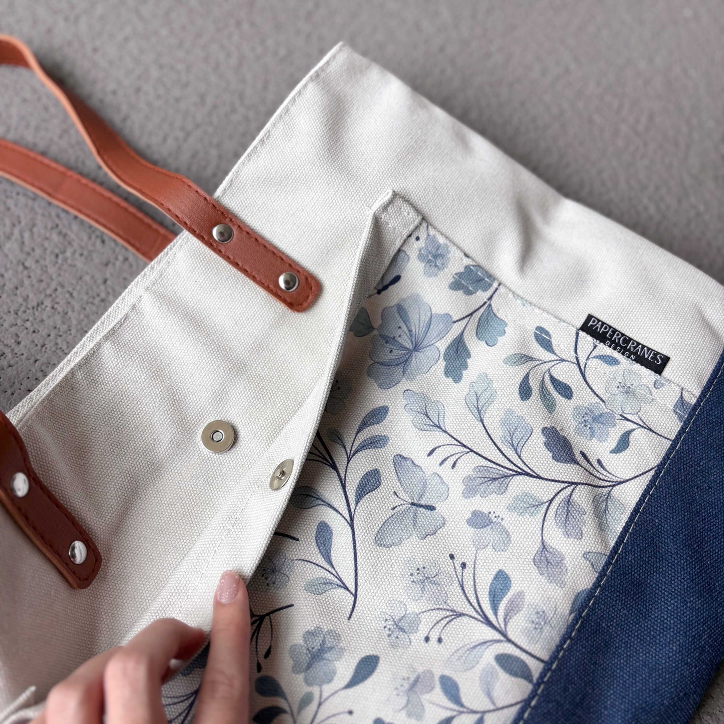 Porcelain Blue Everyday Tote
