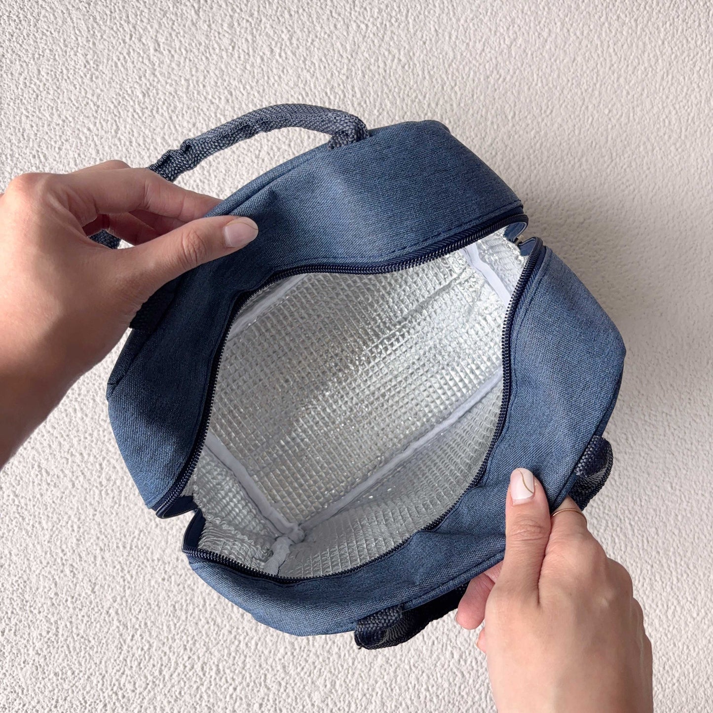 Porcelain Blue Insulated Lunch Bag