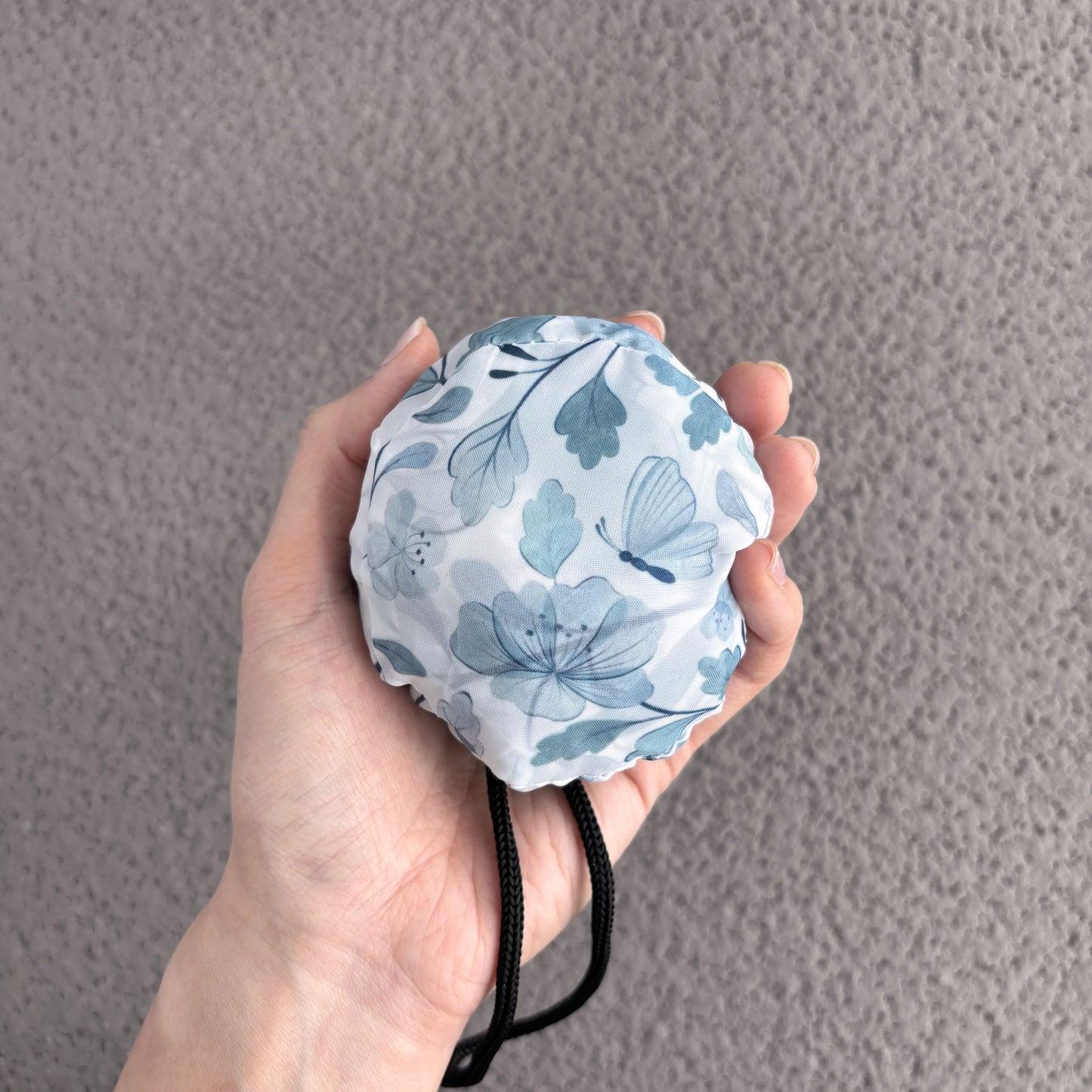 Porcelain Blue Mini Reusable Shopping Bag