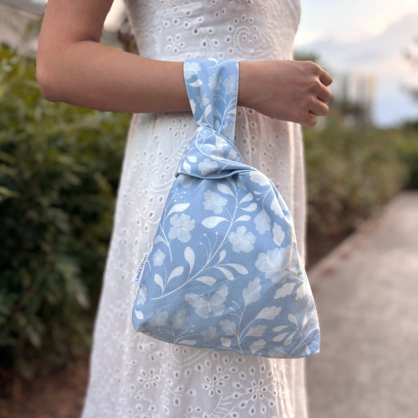 Porcelain Blue Onigiri Wristlet