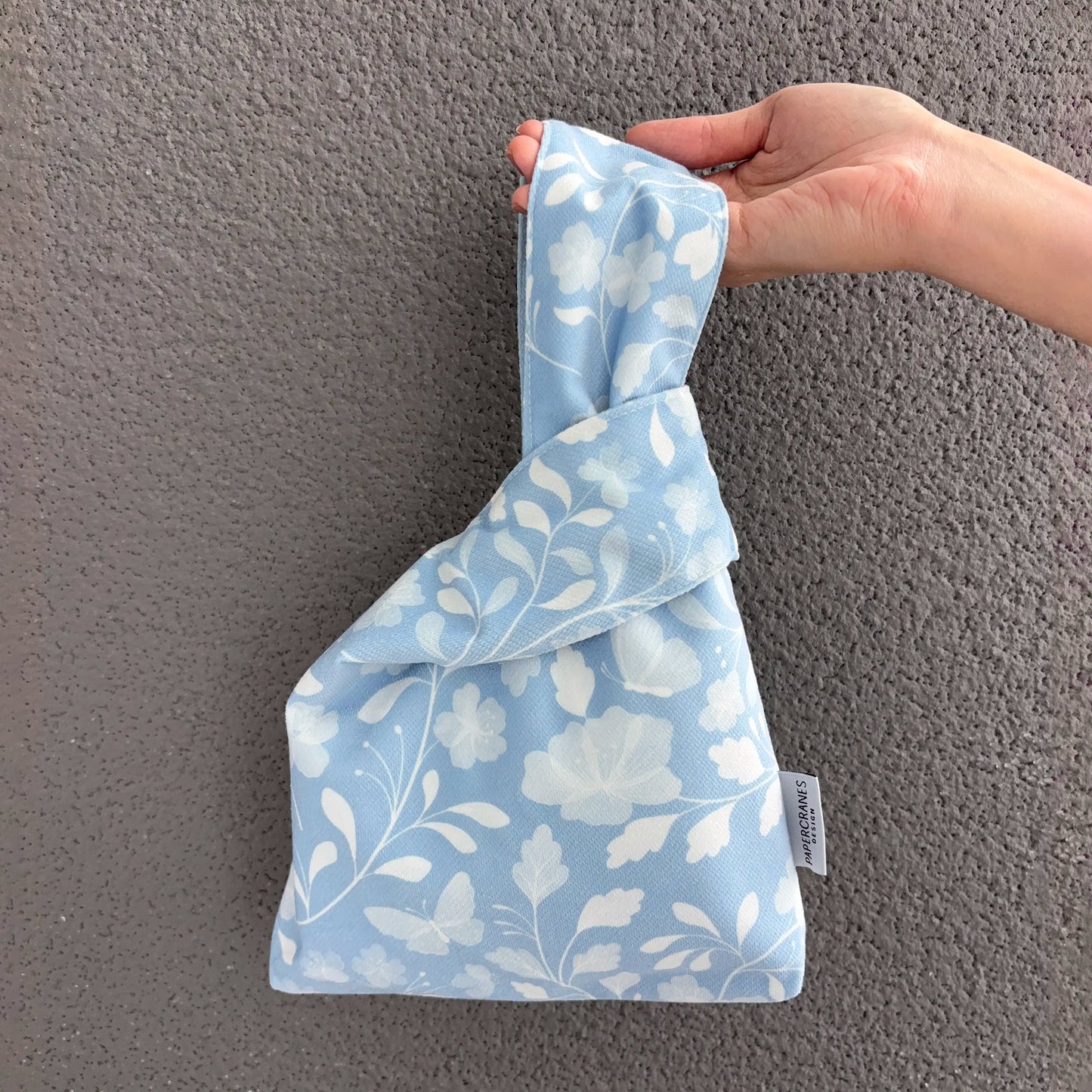 Porcelain Blue Onigiri Wristlet