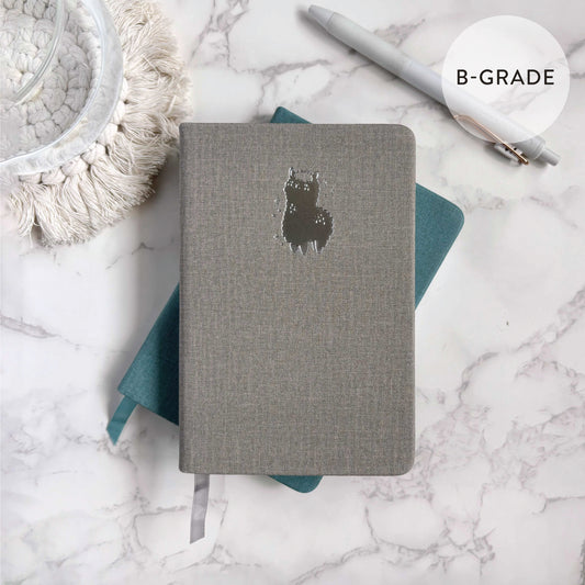 [B-Grade] Alpaca | Linen Dot-Grid Pocket Notebook (UP. $12.50)