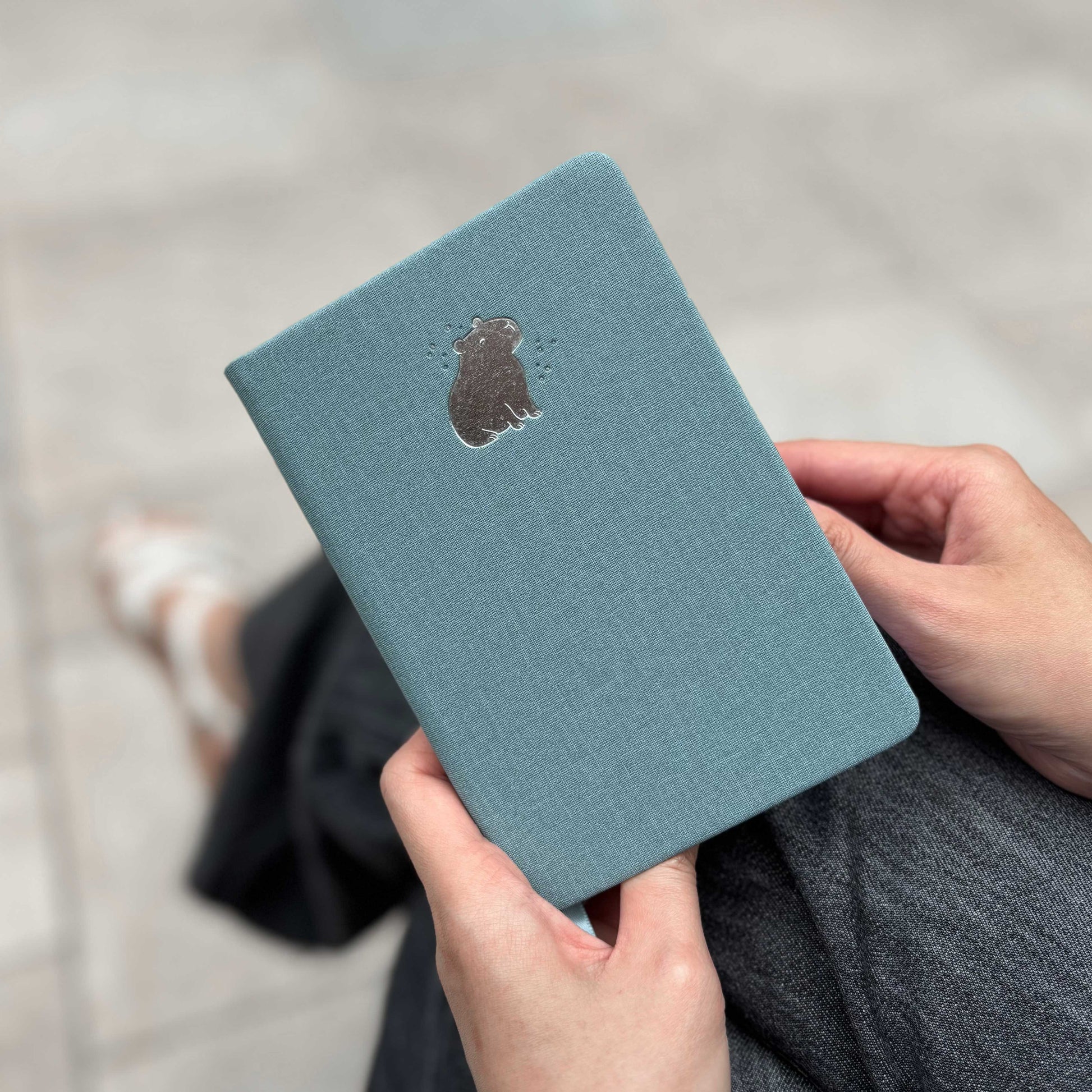 Capybara | Linen Lined Pocket Notebook – Papercranes Design