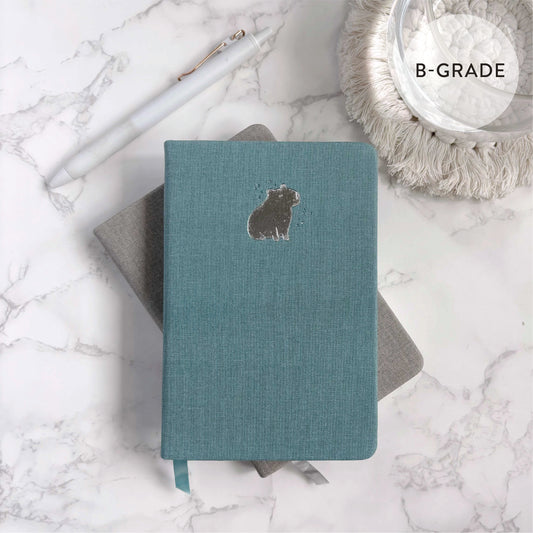 [B-Grade] Capybara | Linen Lined Pocket Notebook