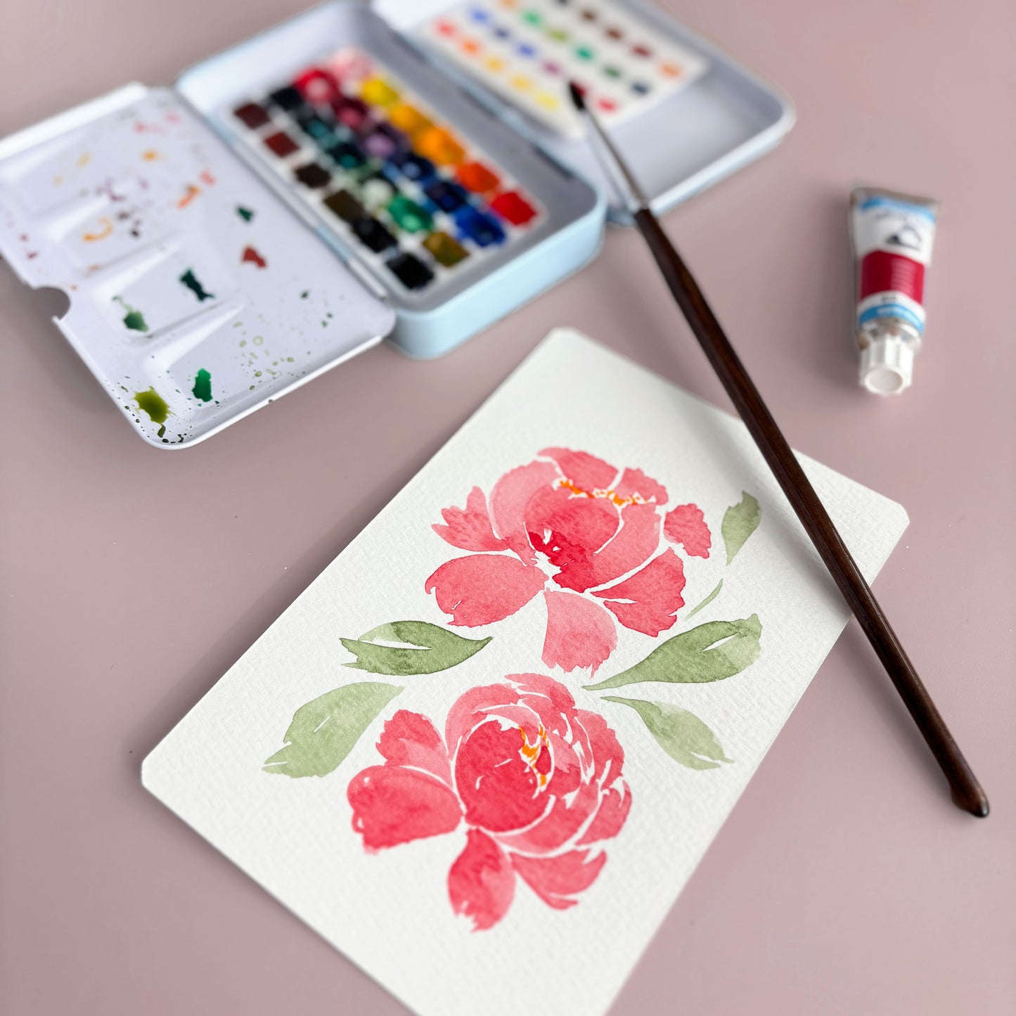 Workshop: Watercolour Florals - Intermediate