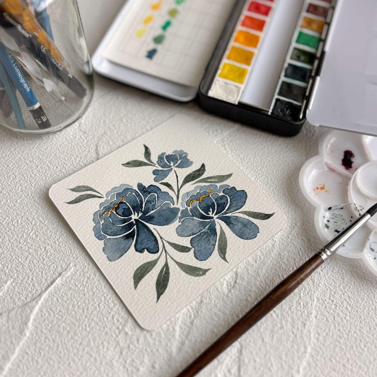 Workshop: Watercolour Florals - Intermediate
