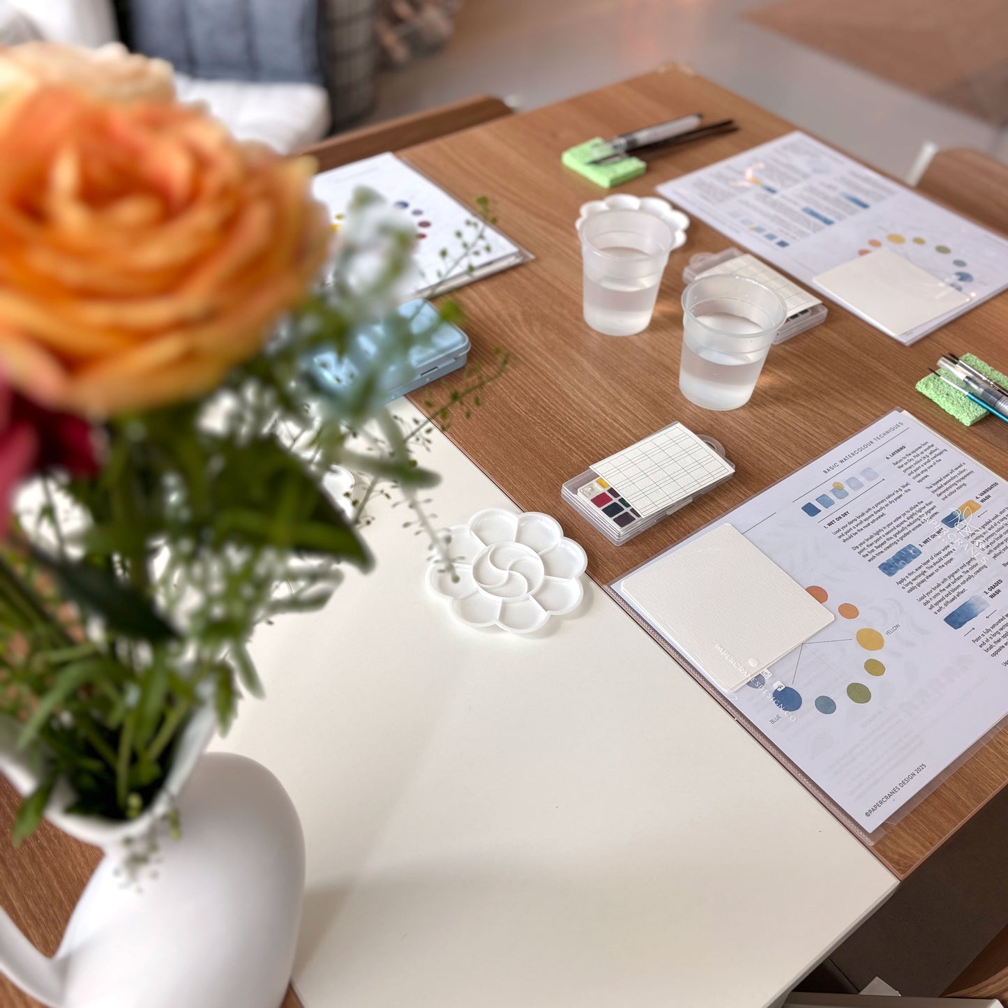 Workshop: Watercolour Florals - Intermediate