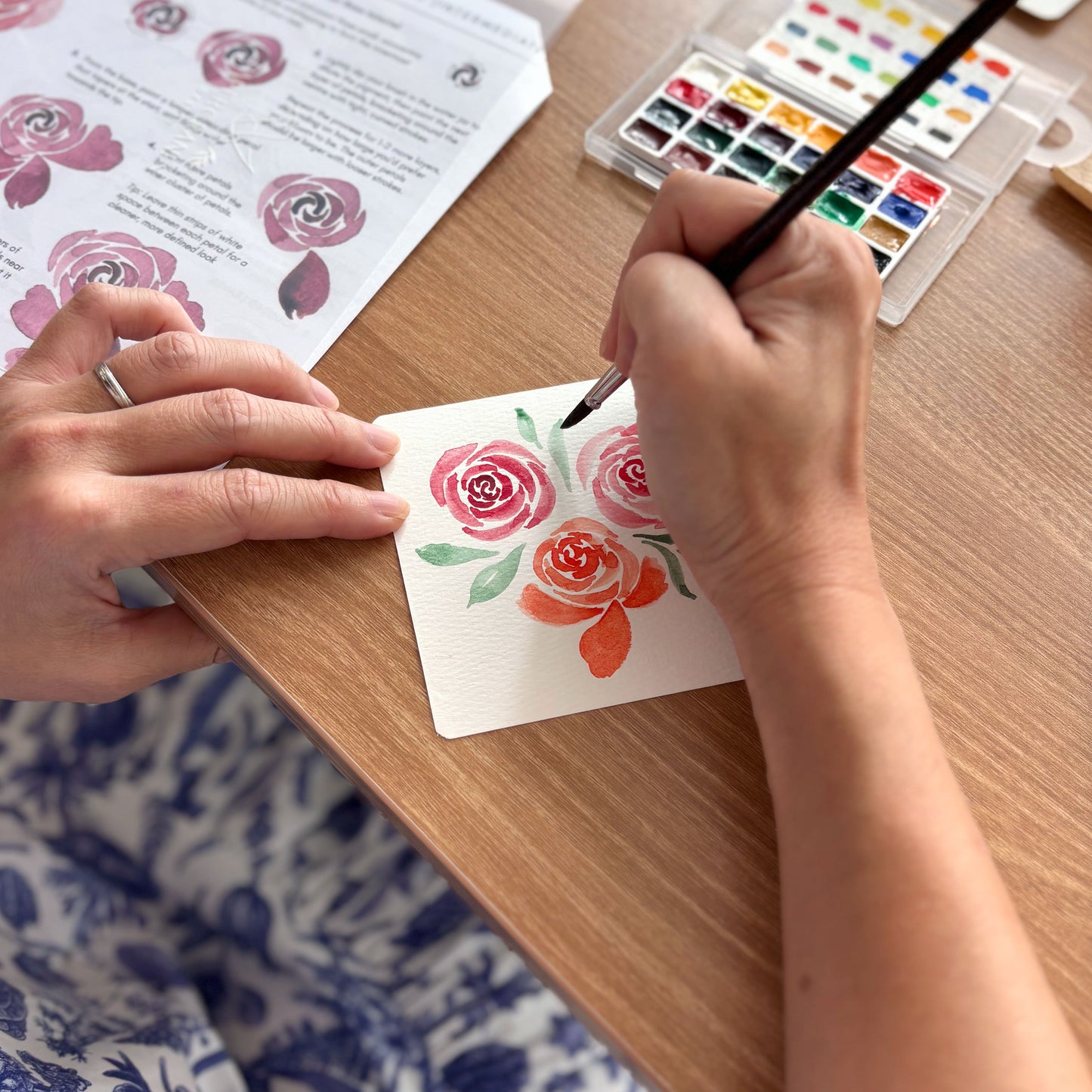 Workshop: Watercolour Florals - Intermediate