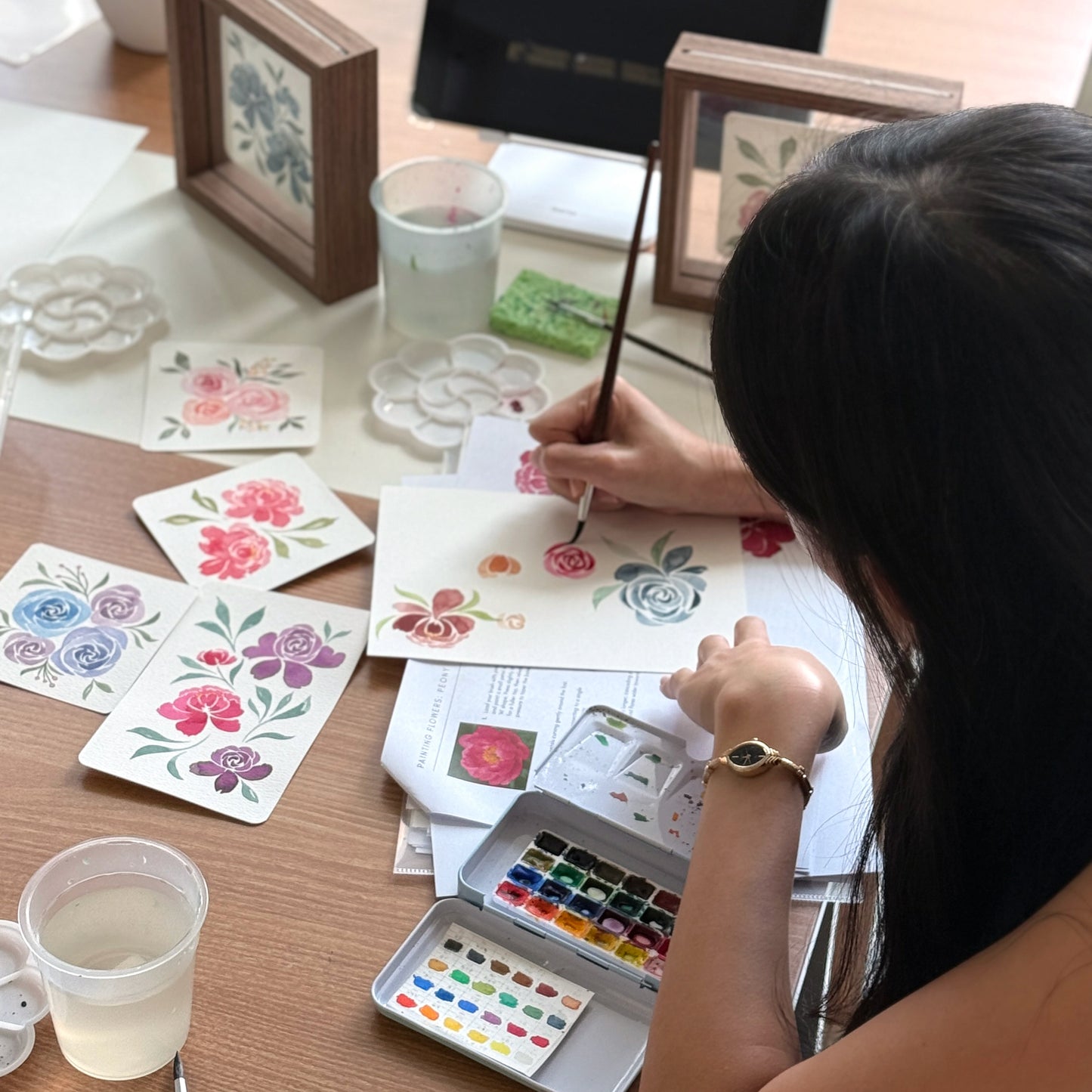 Workshop: Watercolour Florals - Intermediate