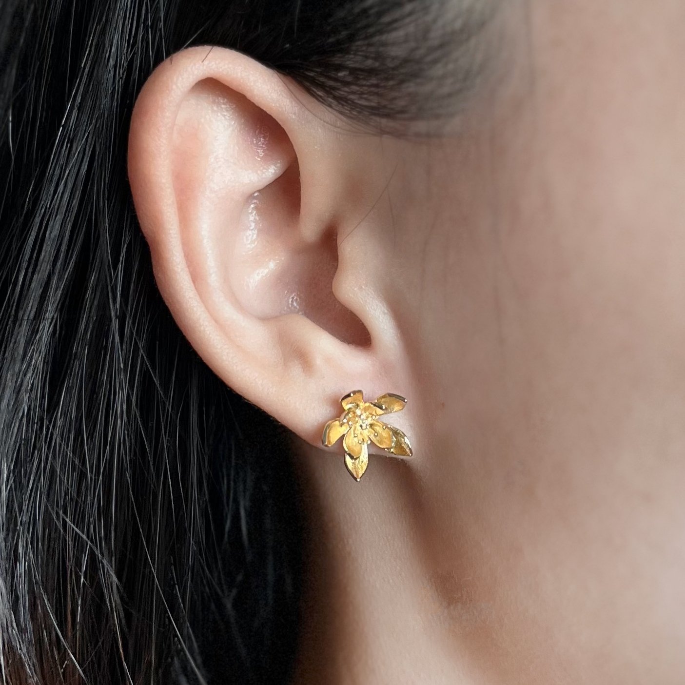 Ember (16k Gold-plated) Studs