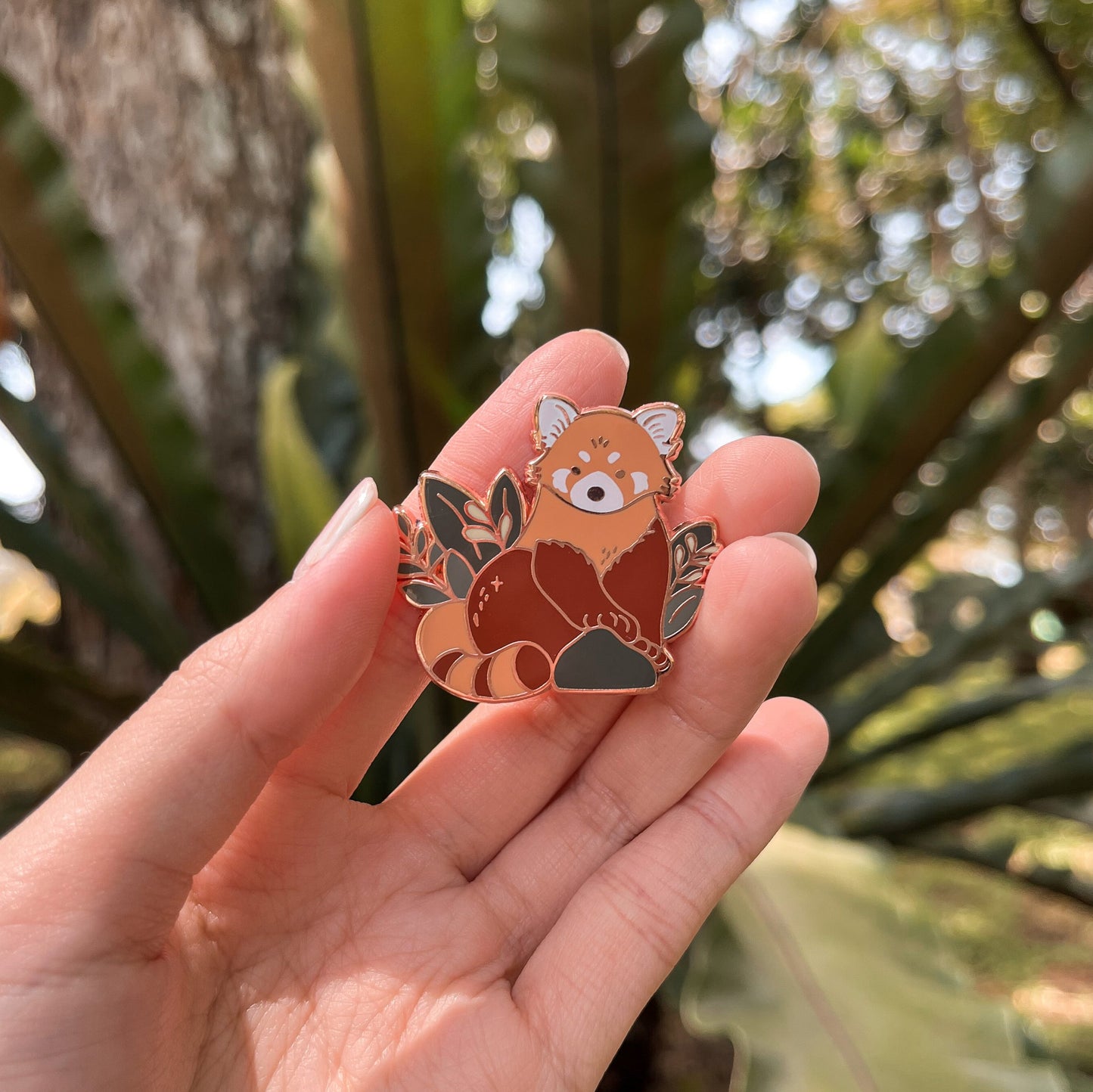 Forest Friends Enamel Pin | Red Panda