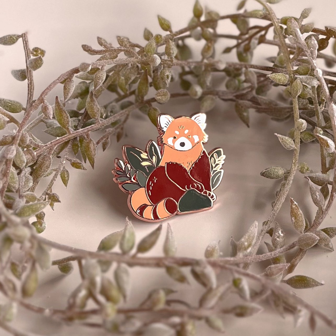 Forest Friends Enamel Pin | Red Panda