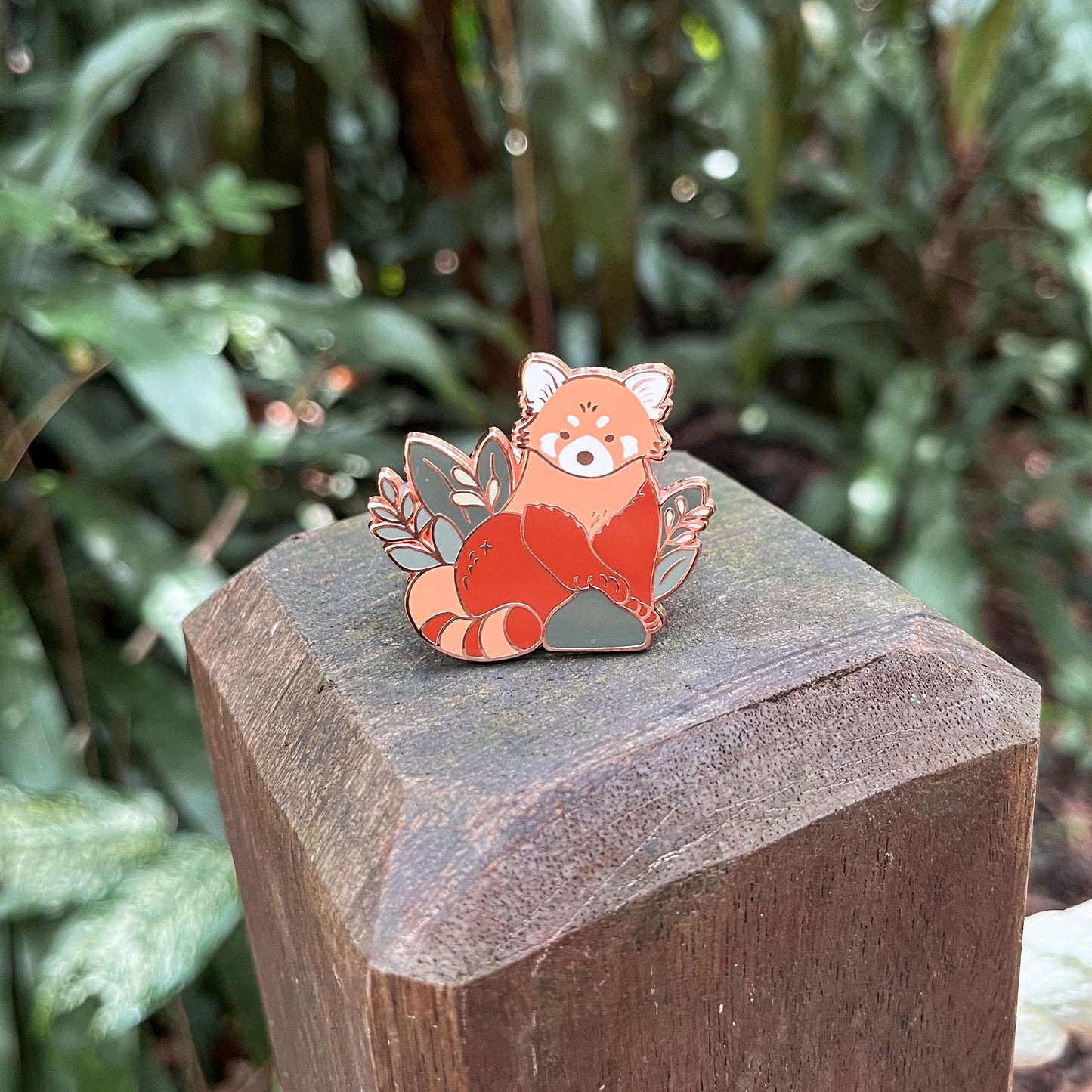 Forest Friends Enamel Pin | Red Panda