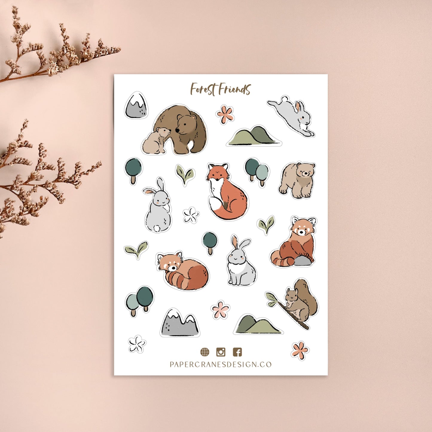 Forest Friends | Sticker Sheet