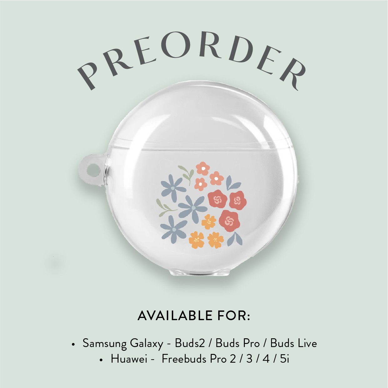[PREORDER] Spring Fields Ear Buds Case - Huawei / Samsung