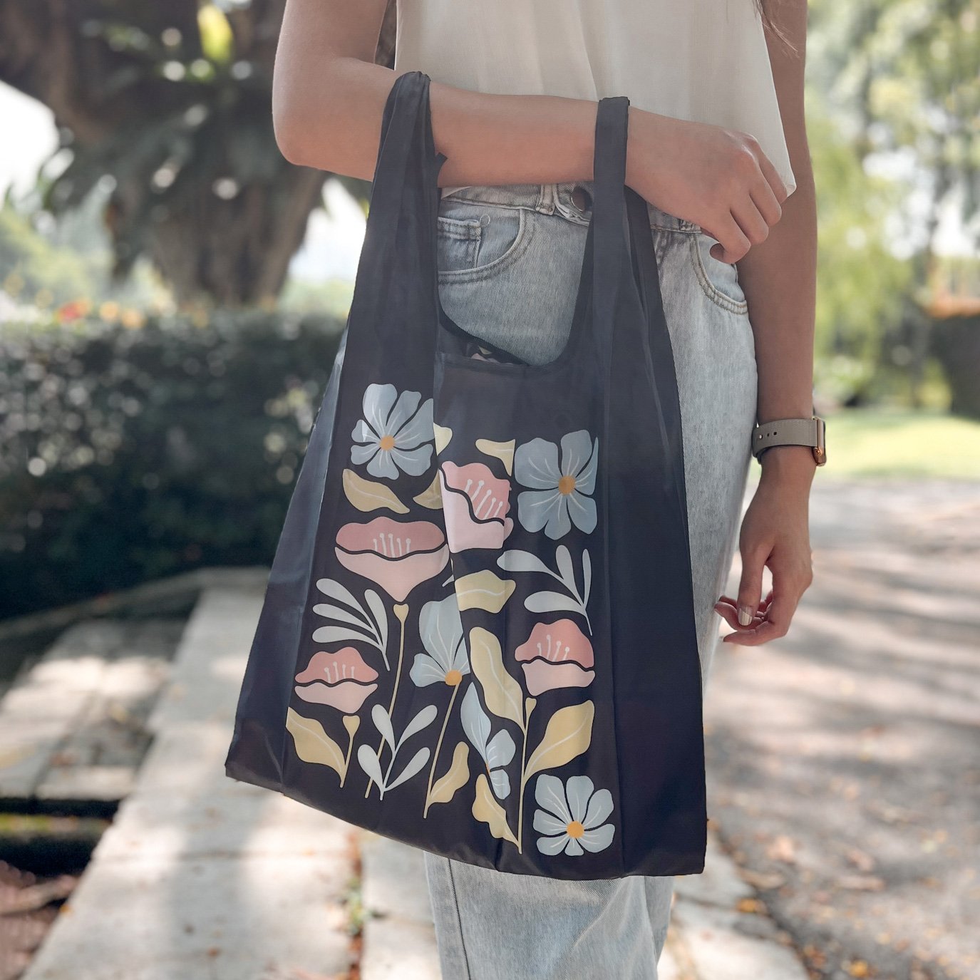 Groovy Florals | Reusable Shopping Bag