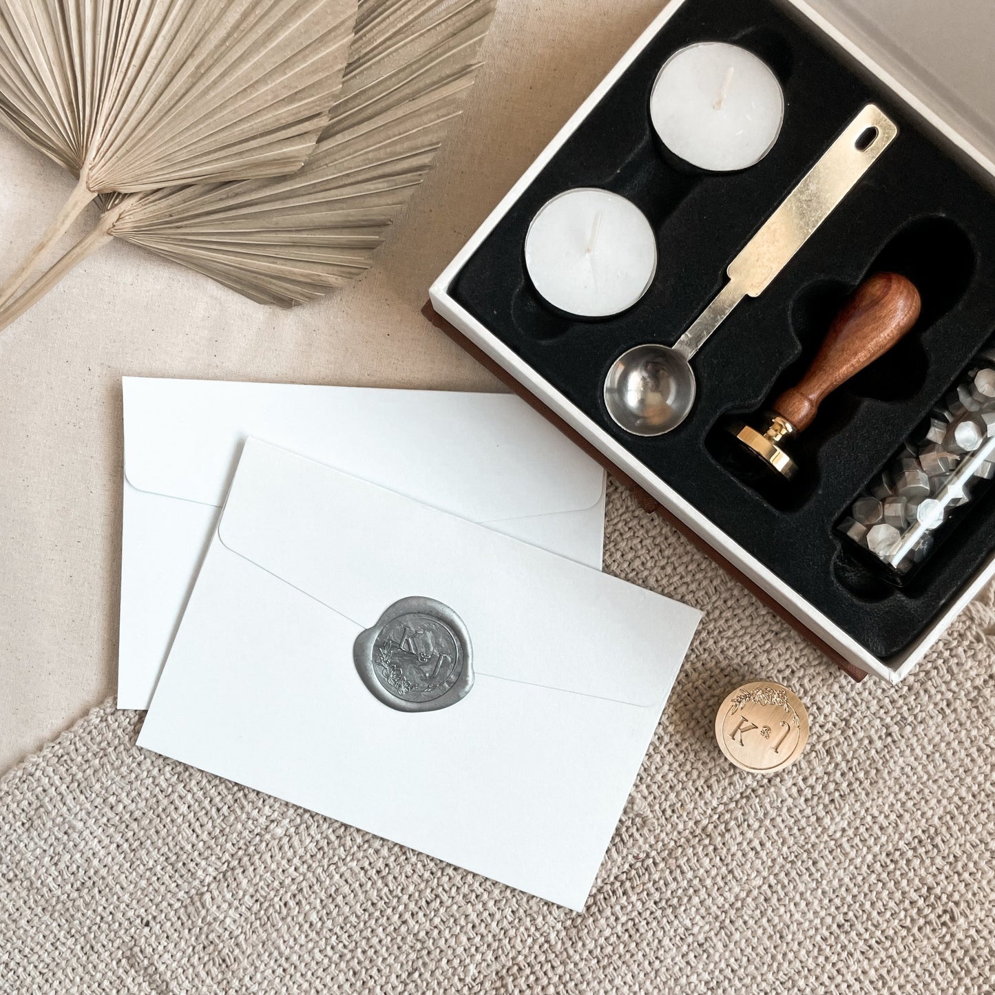 [PREORDER] Custom Couple Initials Wax Seal Set