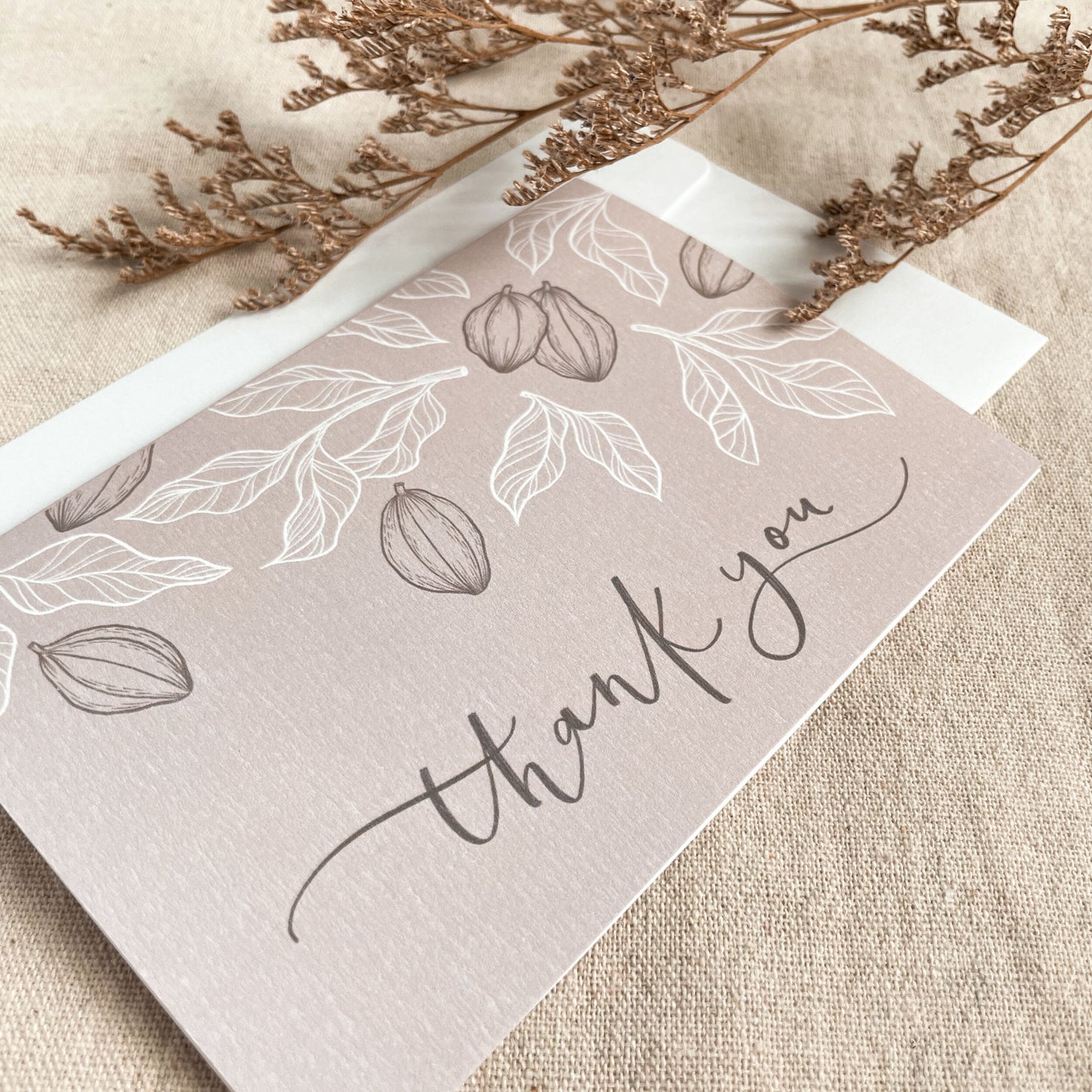 Thank You | Greeting Card (x Fossa Chocolate)