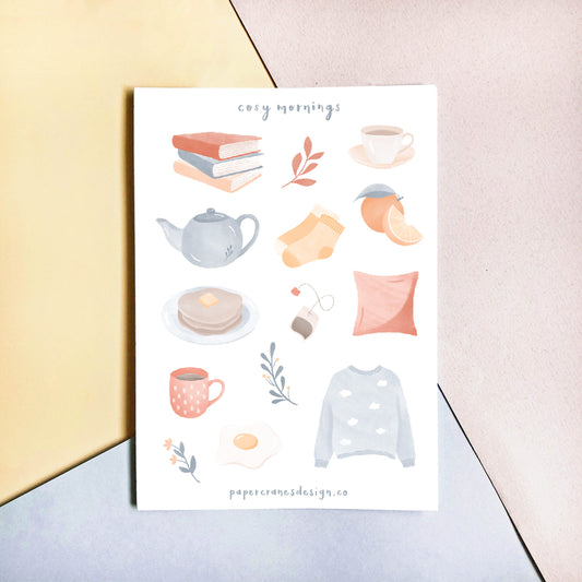 Cosy Mornings | Sticker Sheet