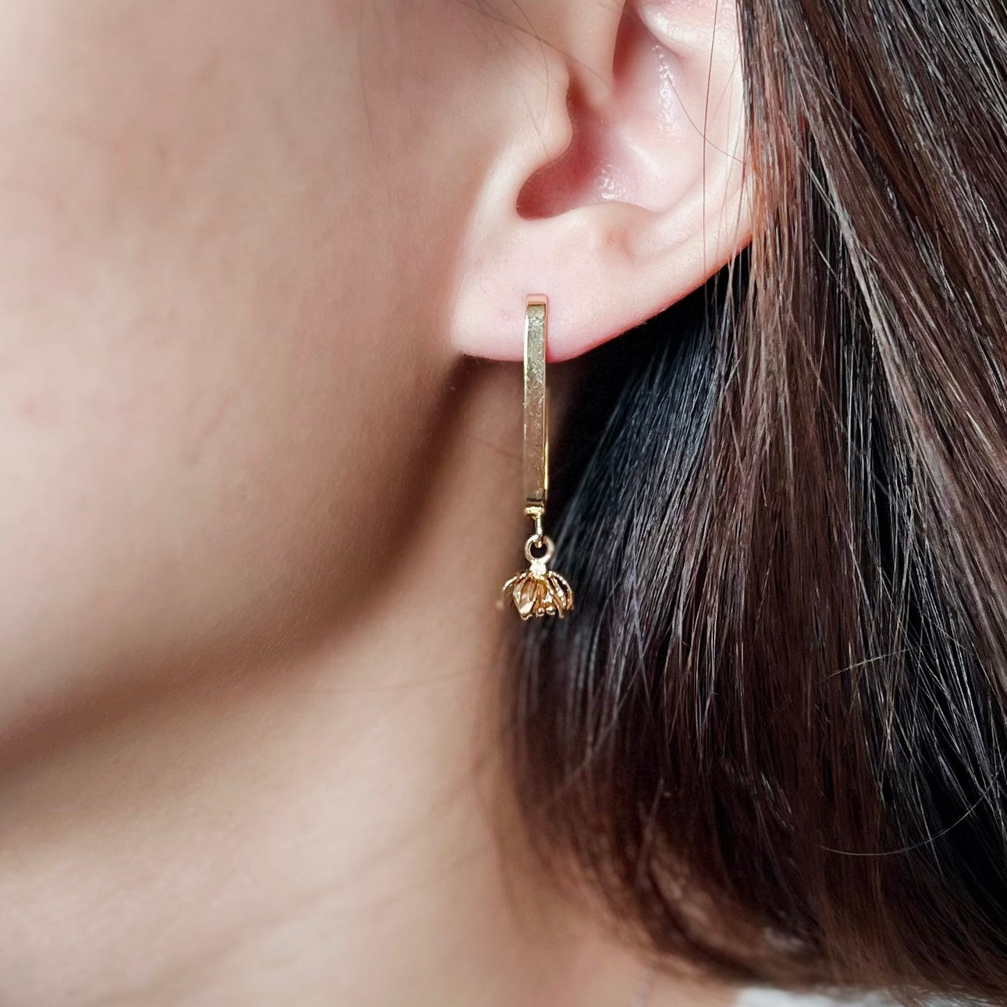 Snowdrop (16k gold-plated) Earrings