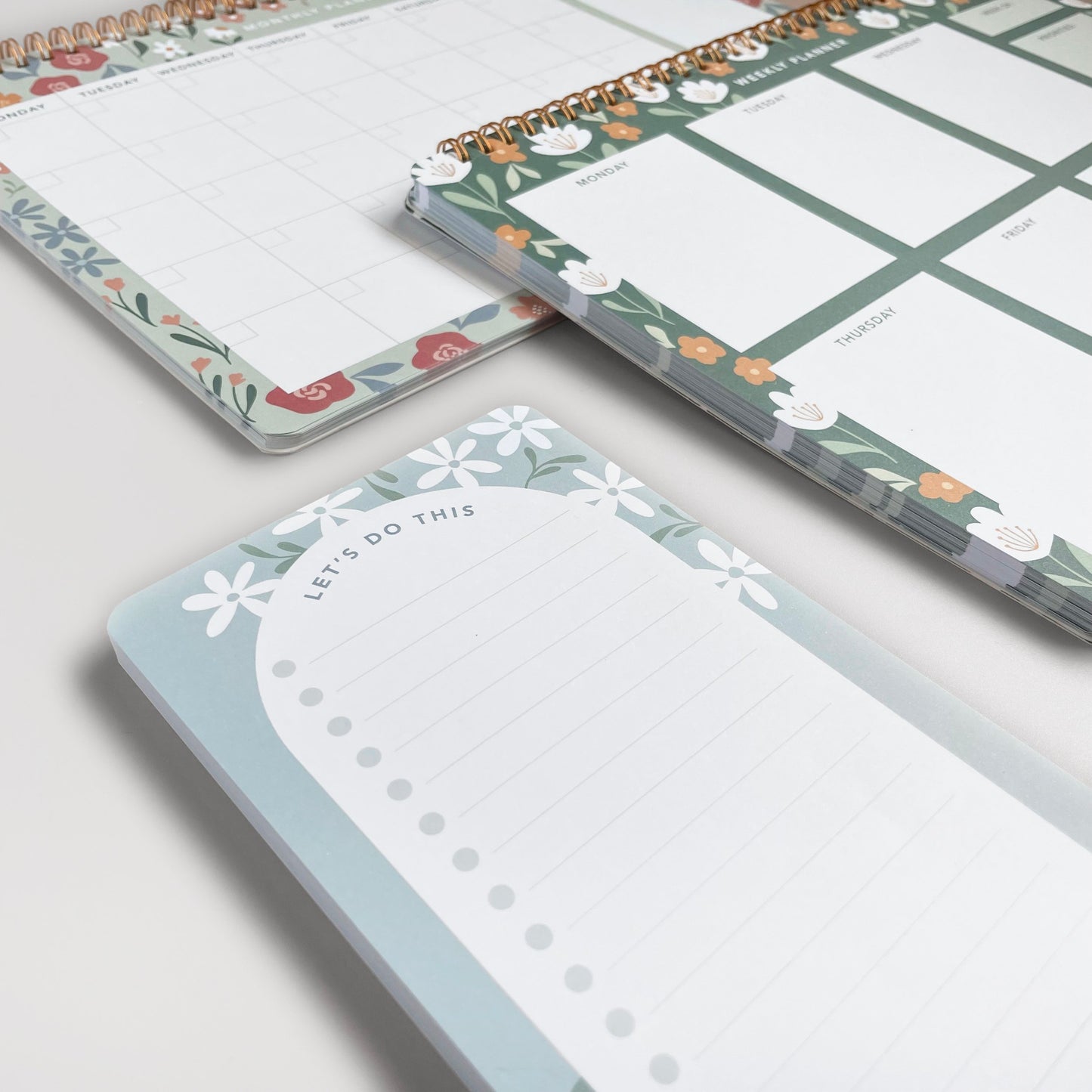 Spring Fields | Desktop Planners Bundle of 3 (UP. $44)