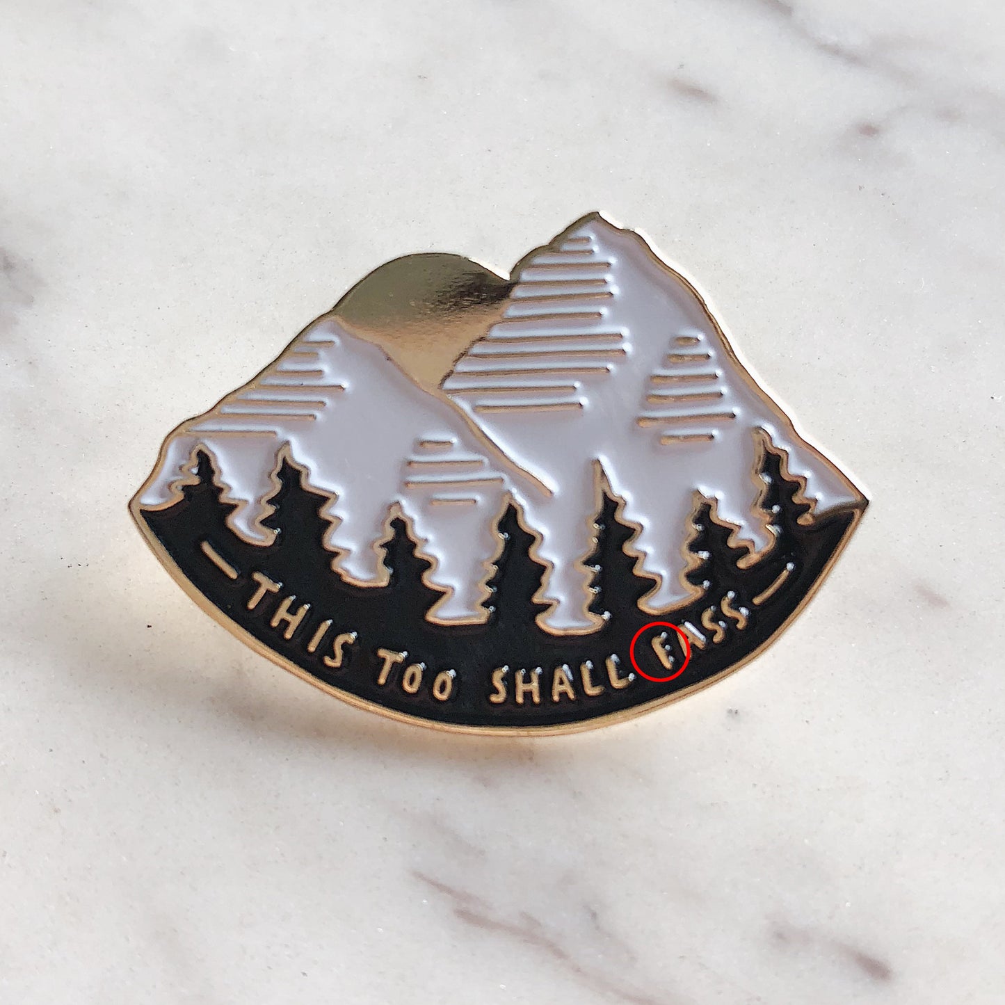 [B-Grade] This Too Shall Pass | Enamel Pin