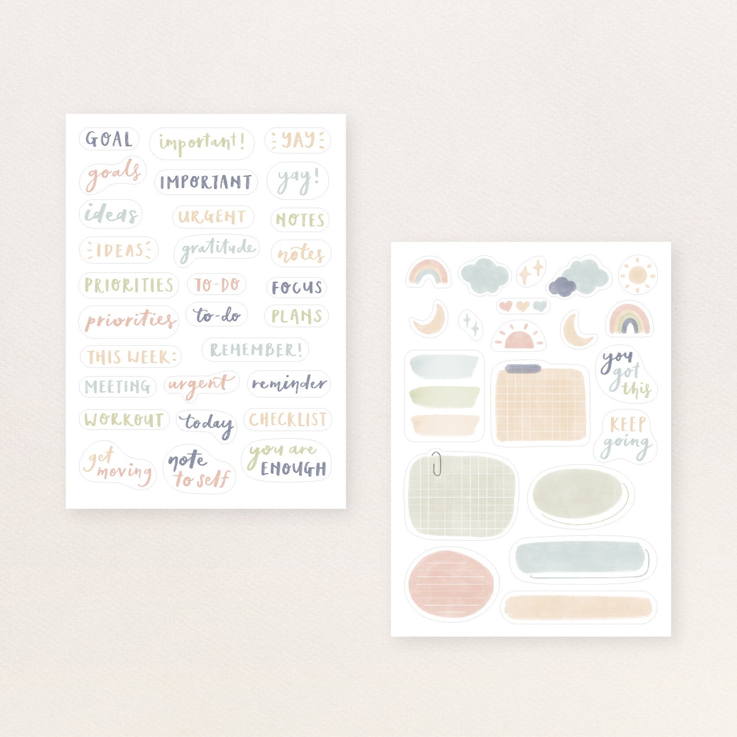 Hello Sunshine | Sticker sheets - Set of 2