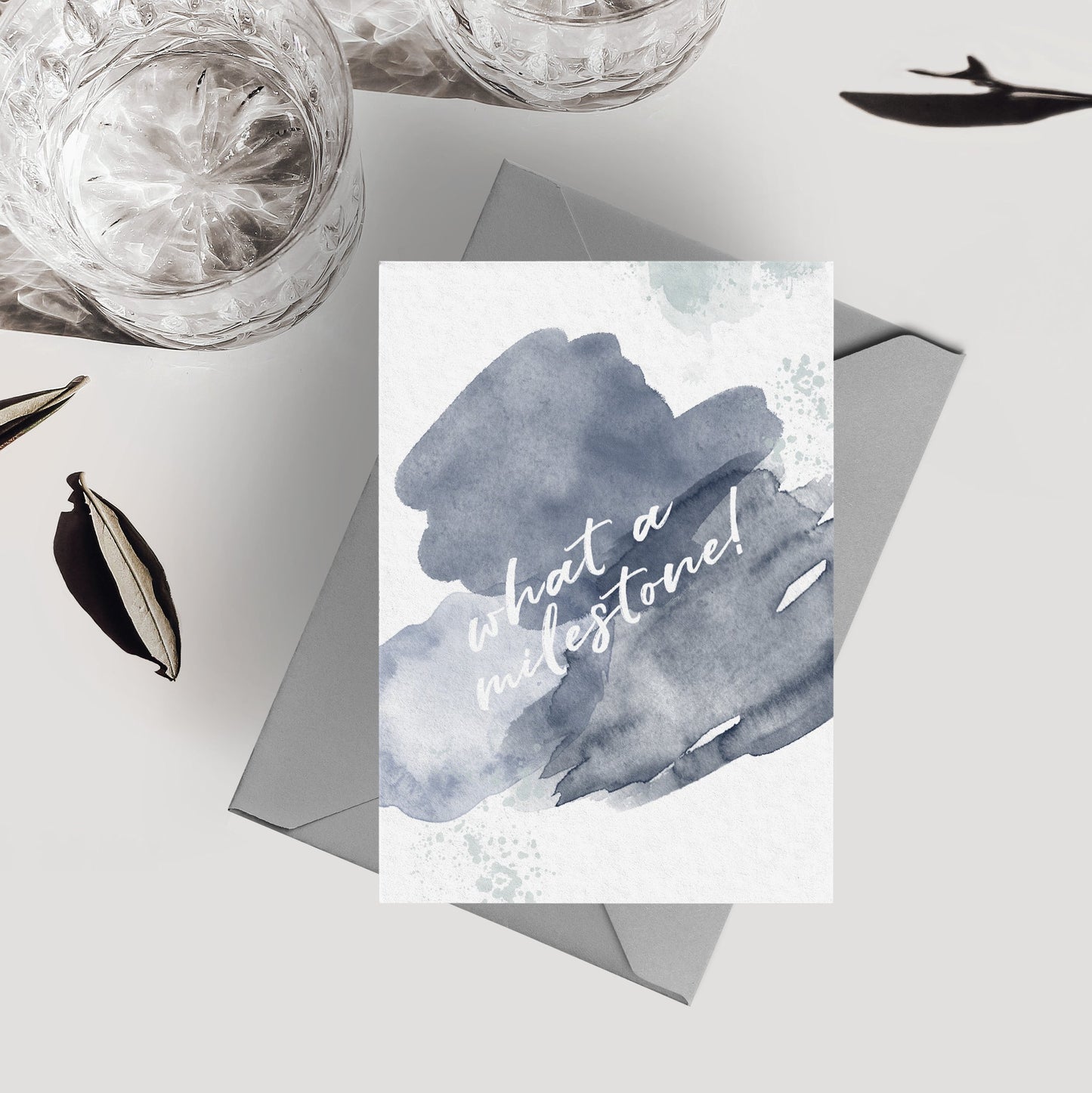 What a Milestone | Greeting Card