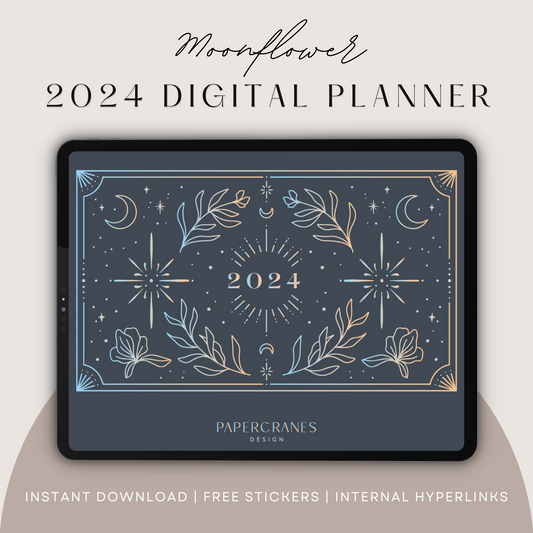 Moonflower 2024 Digital Planner