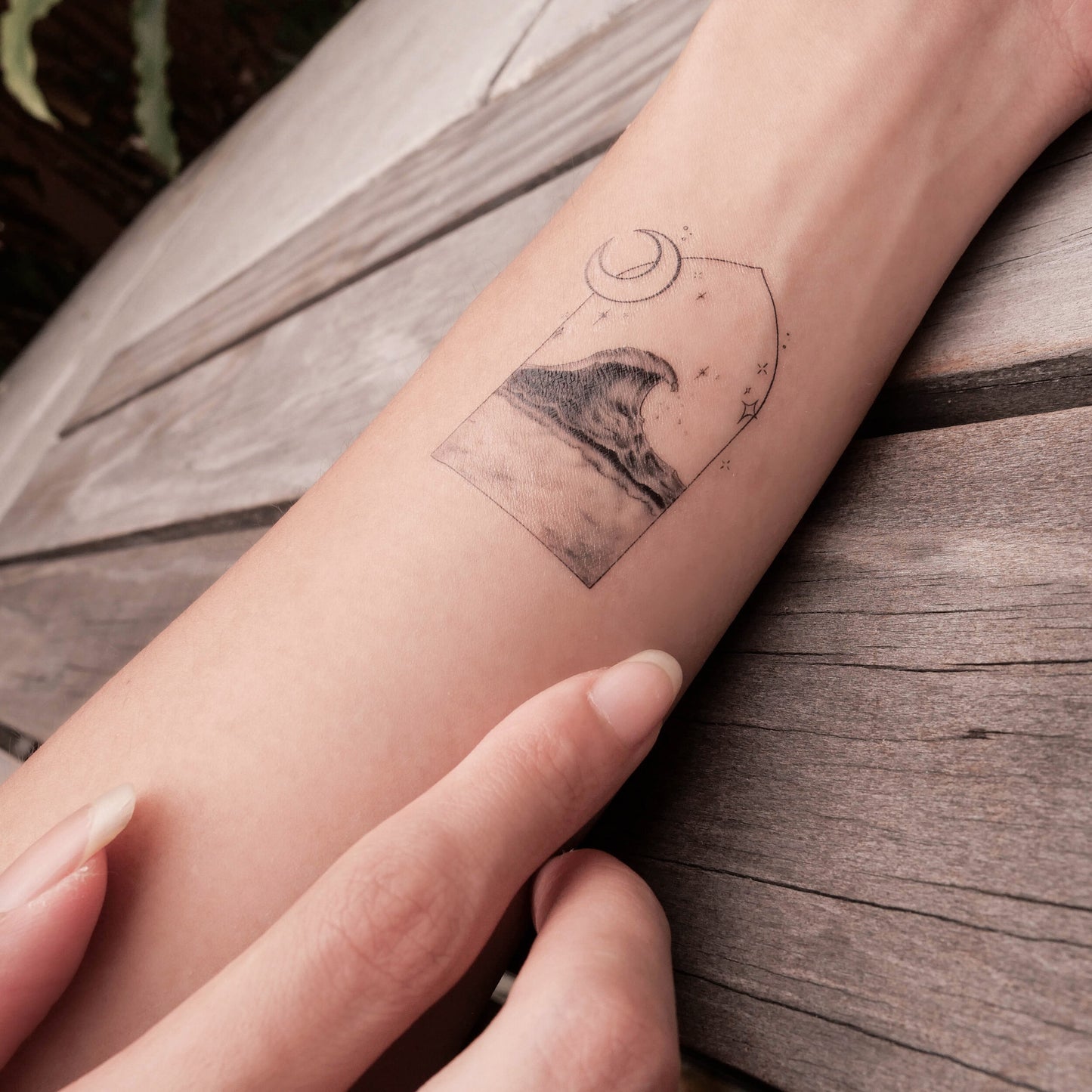 Aquamarine | Temporary Tattoo Sheet