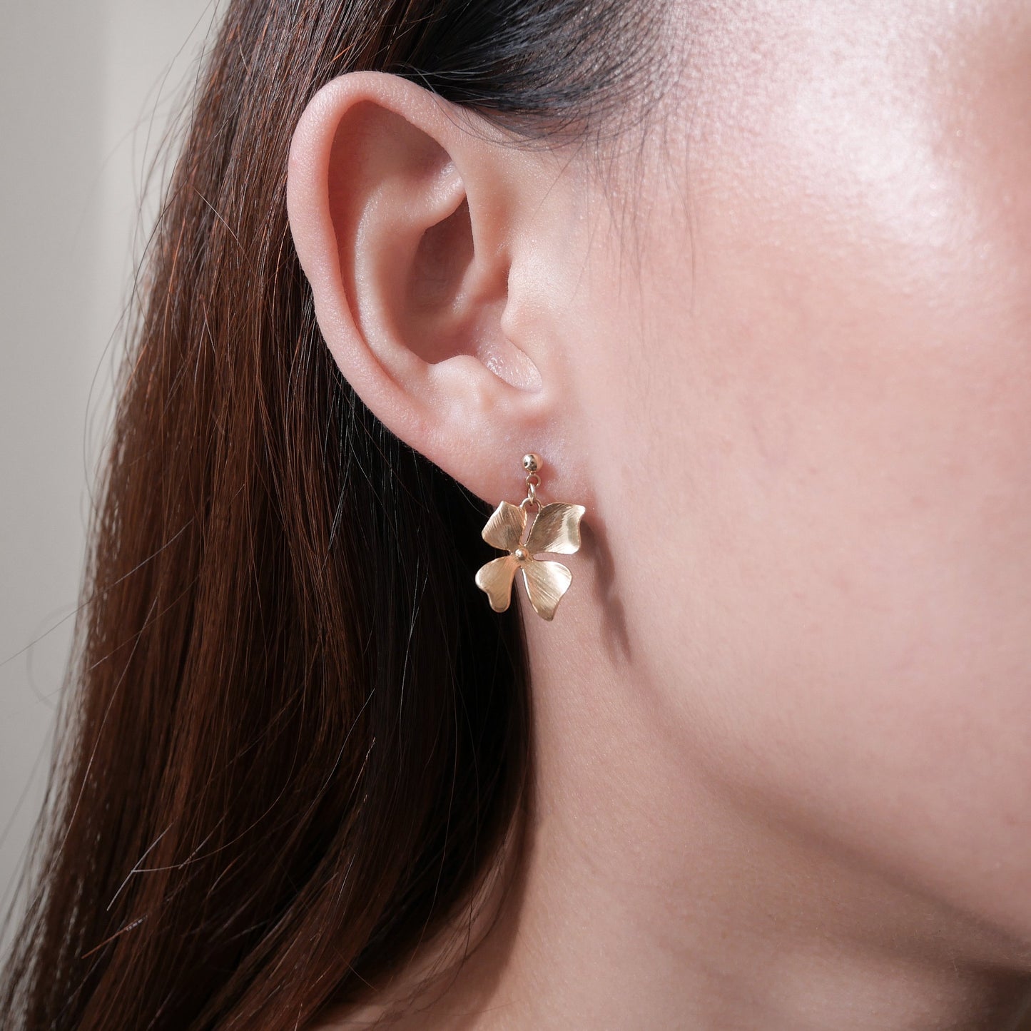 Orchid Floret (16k gold-plated) Studs